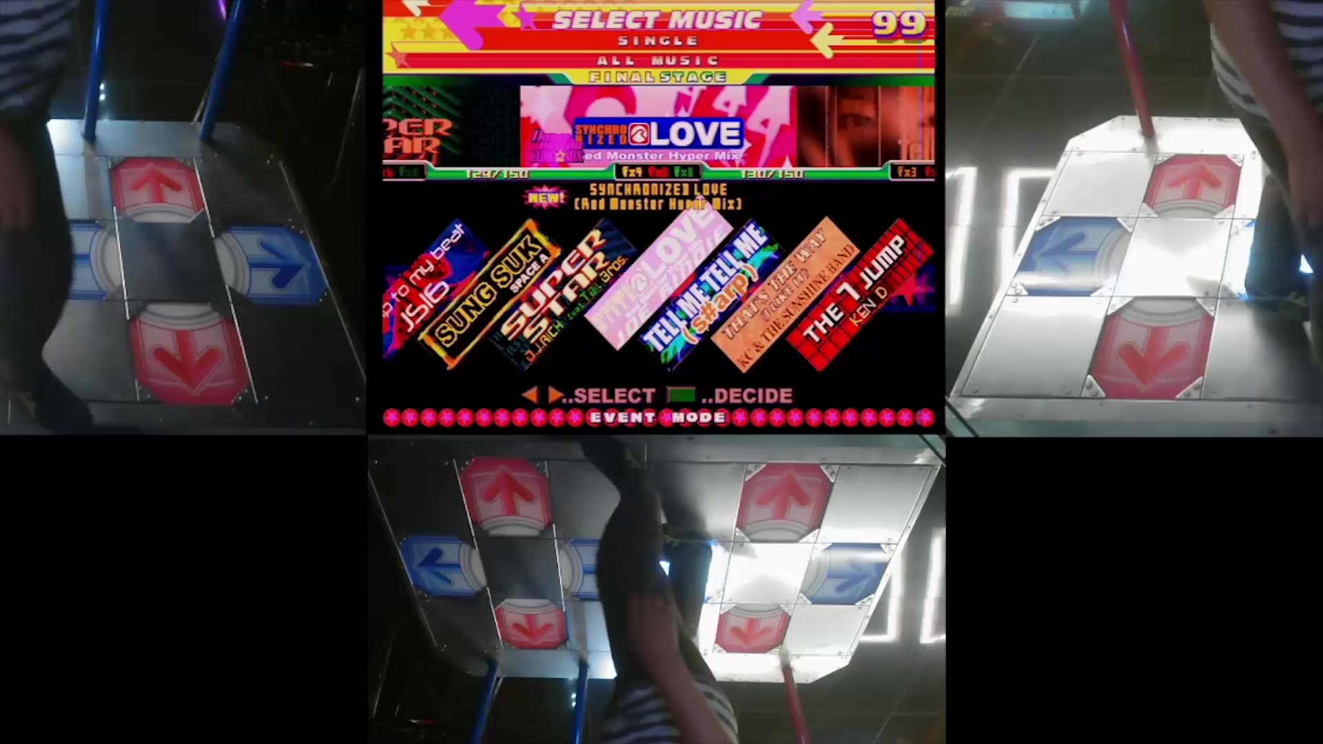 DDR 4th mix songs