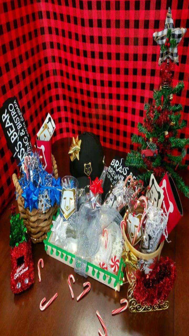 Check these awesome holiday baskets Brass Bear Brewing's staff made ...