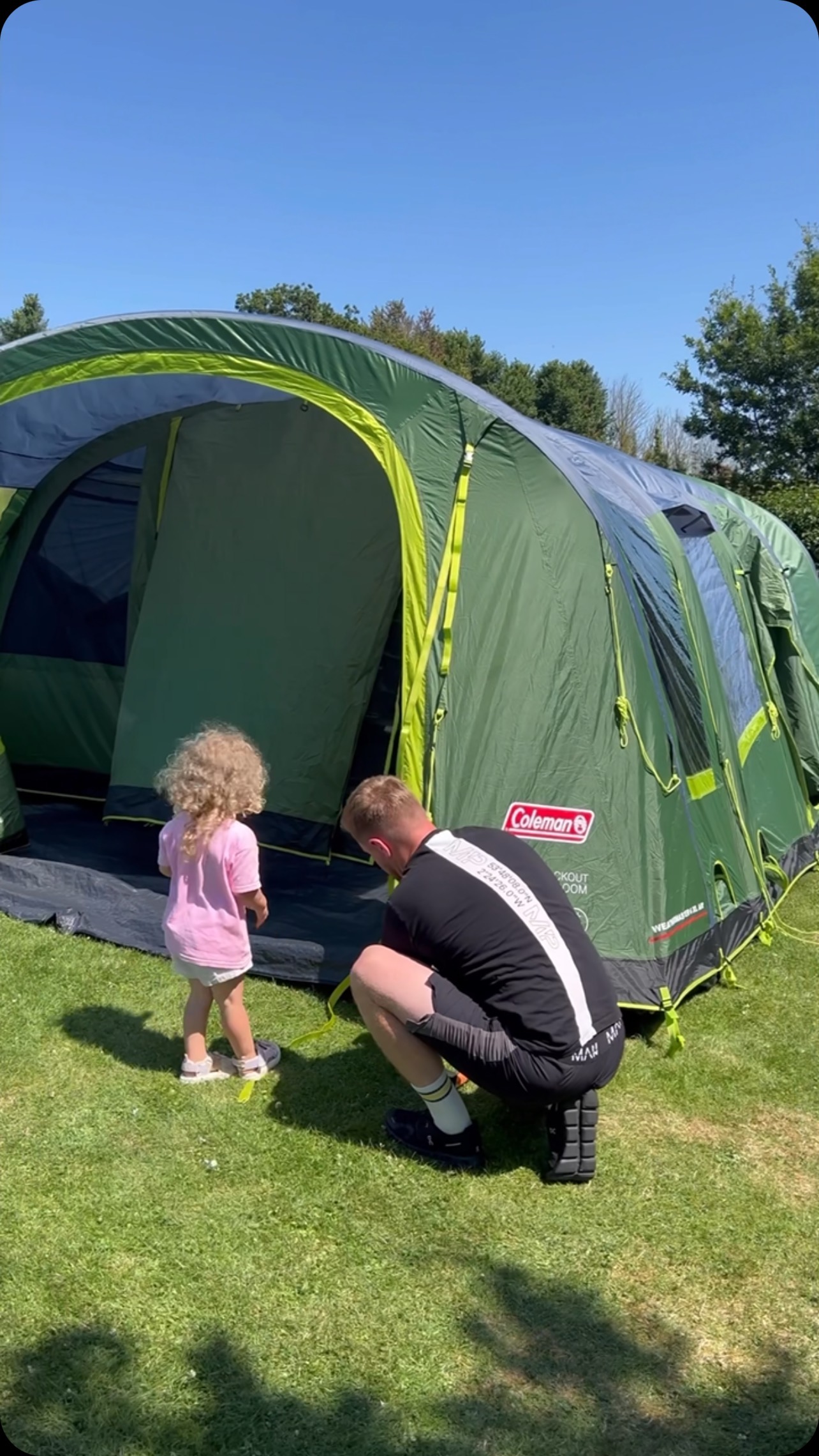 tente abris camping TXTC Event Shelter Large Canopy Tent for 8-10 People Tent, Large Tent Garden Gazebo, Outdoor Shelter 17.6 Square Meters (Color : Grey Blue, gastronomie DayBays GmbH Moustache Samedi 29 Game Color:328 Light Green/Black