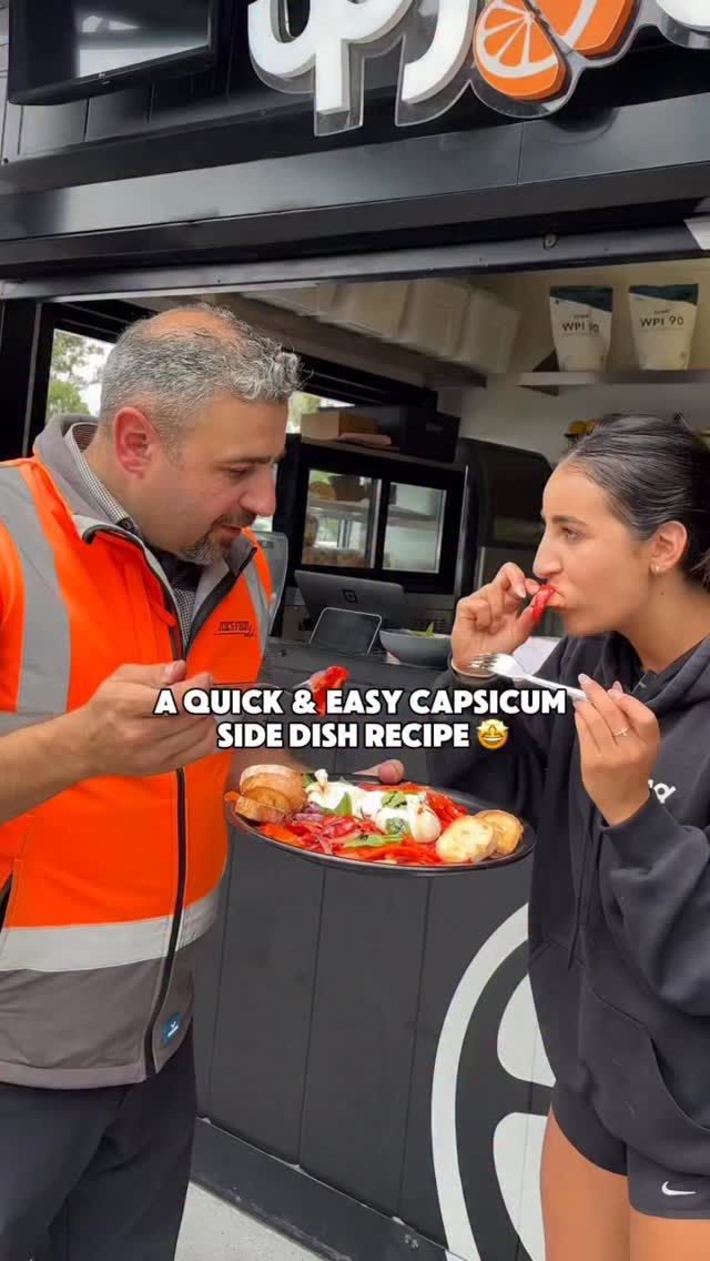 Red Capsicums just $1.99/kg this week! 🤯 Try this super simple side ...