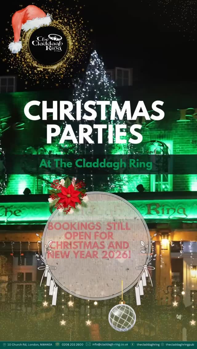 Bookings are still open for Christmas... - The Claddagh Ring | Facebook