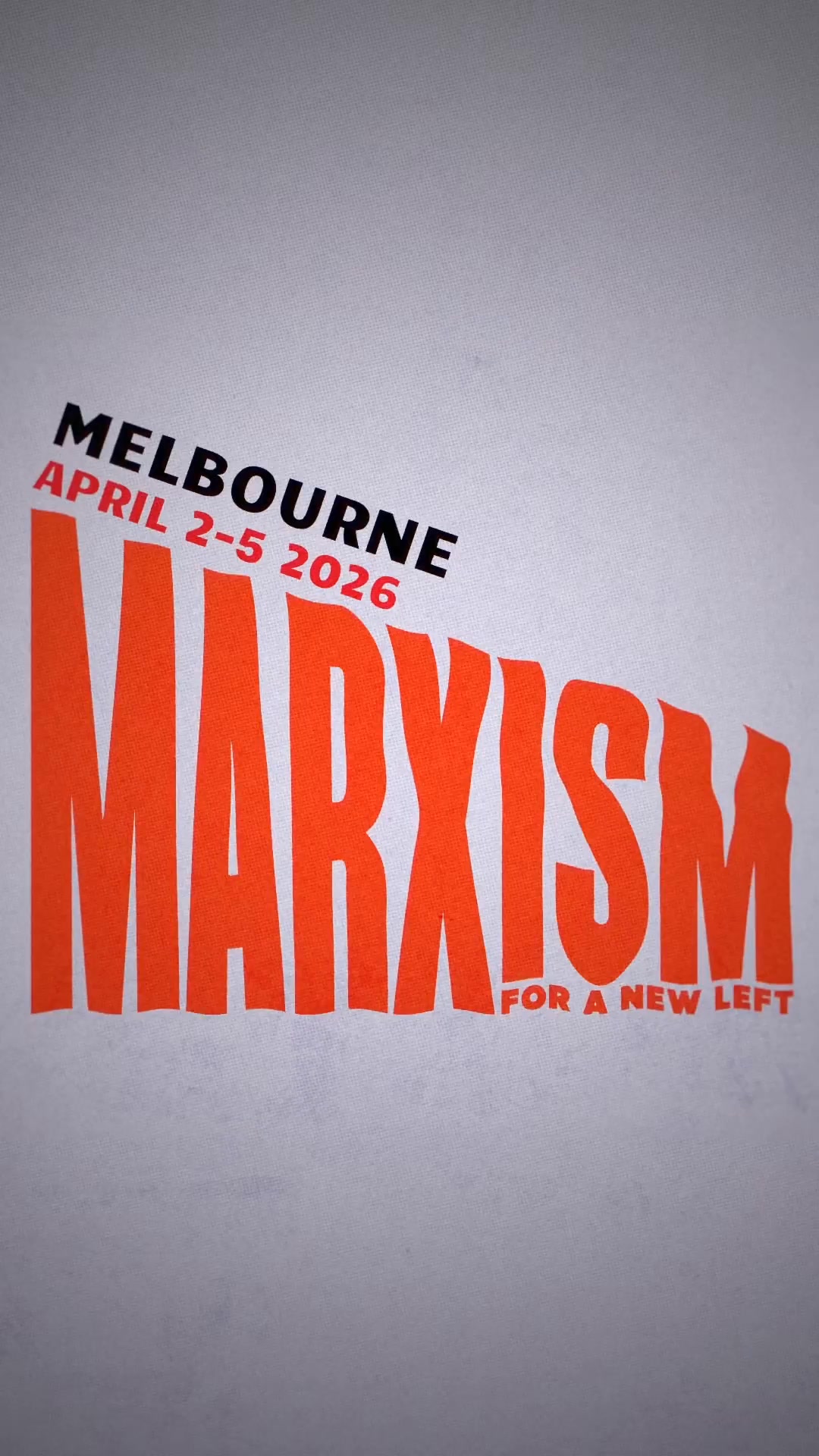 📣 Announcing: MARXISM CONFERENCE 2026 // Marxism for a new left! From ...