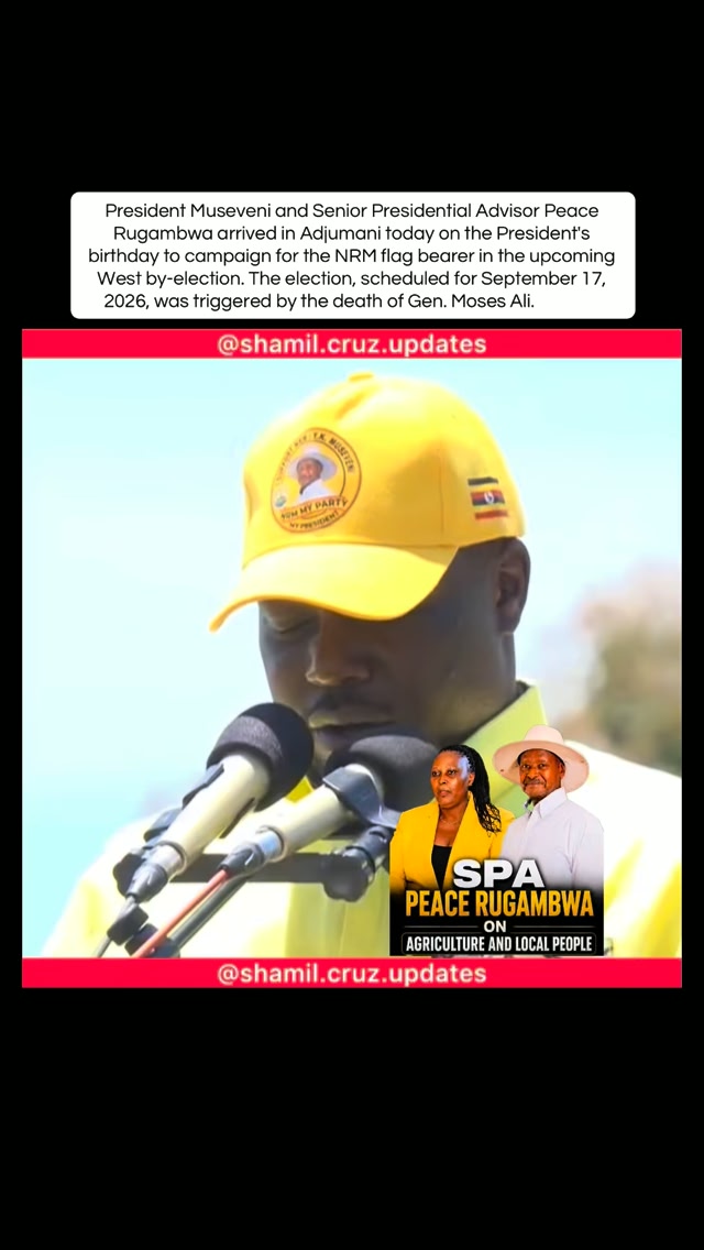 President Museveni and Senior Presidential Advisor Peace Rugambwa