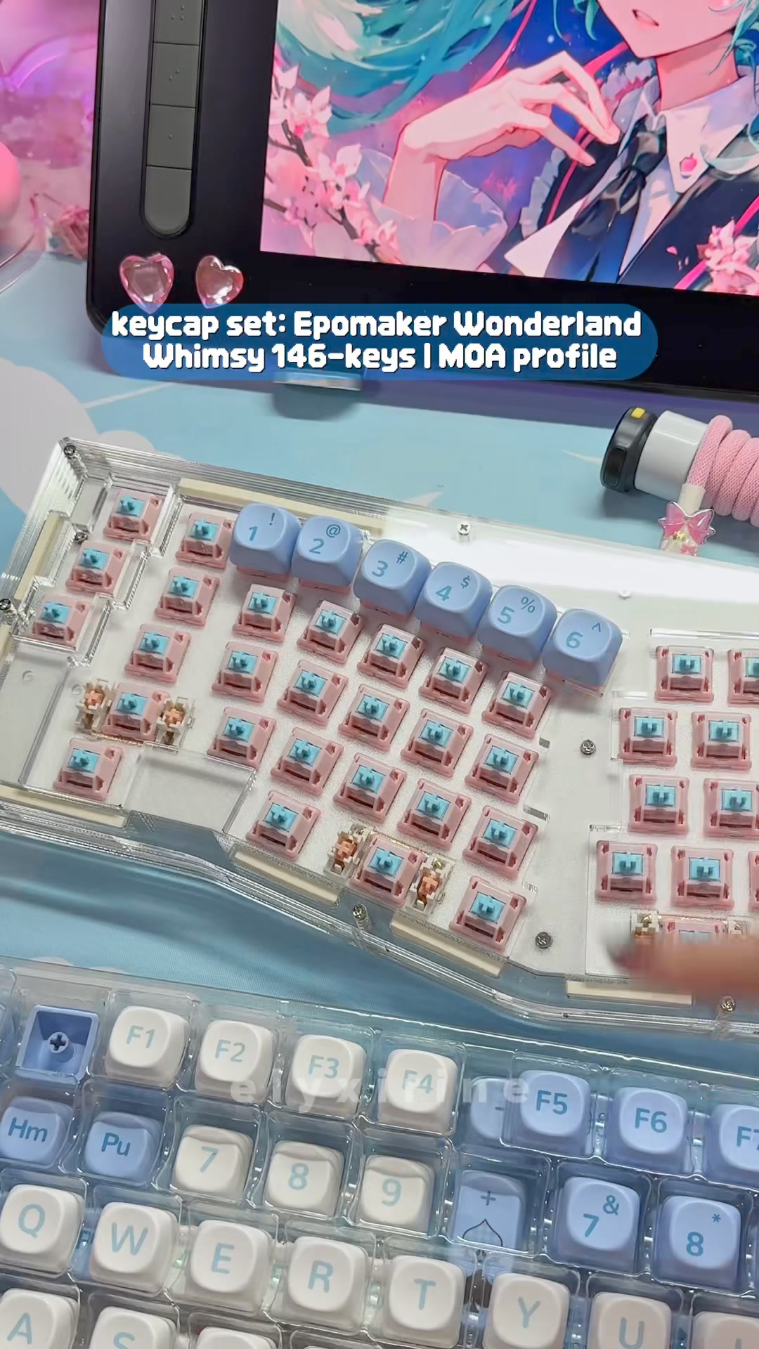 🎠 Let's build a Wonderland themed keyboard 💙 ft. Epomaker Alice DIY kit ...