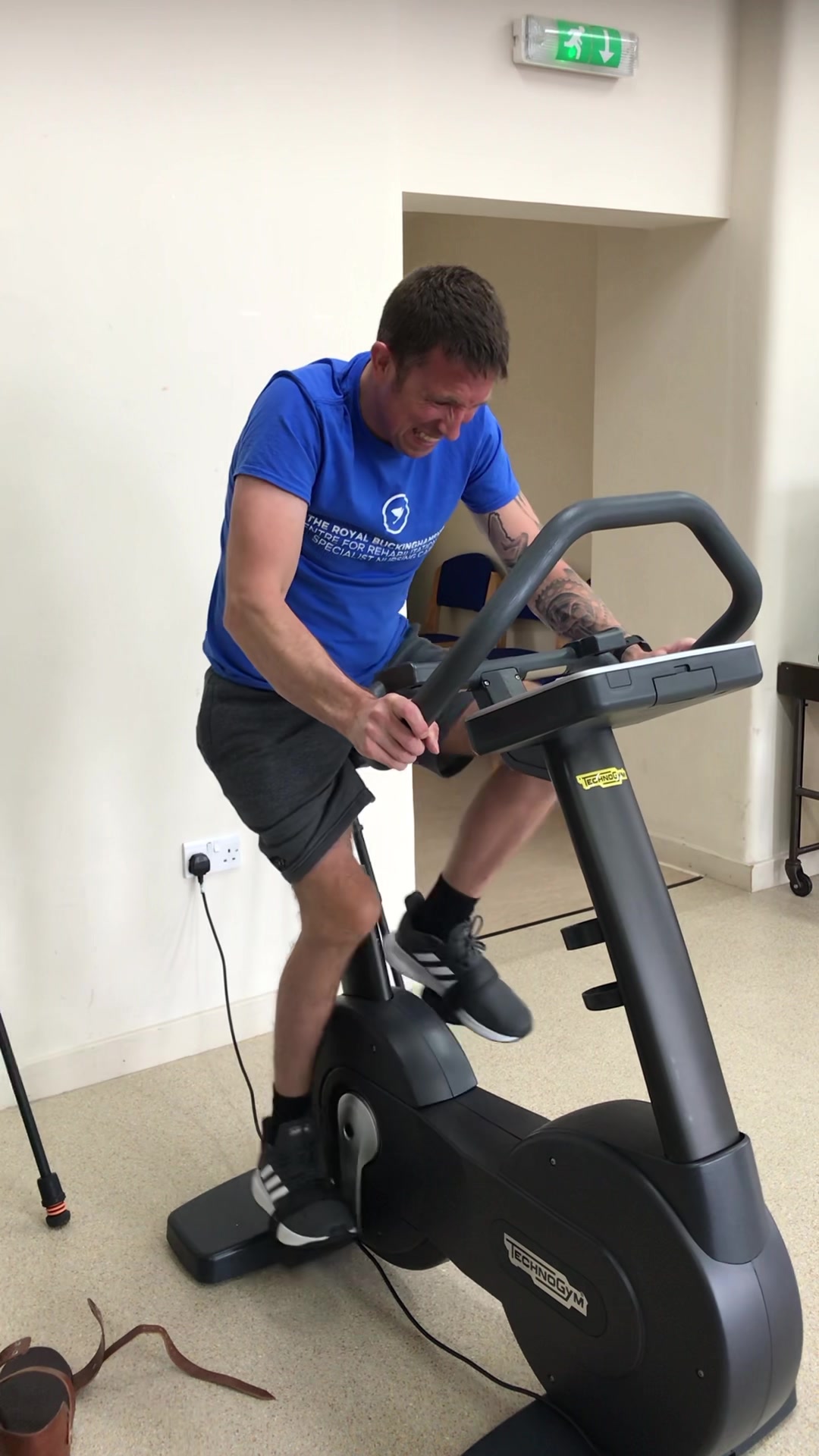 Had a go on my E-bike today. It was bloody uncomfortable and hard work ...