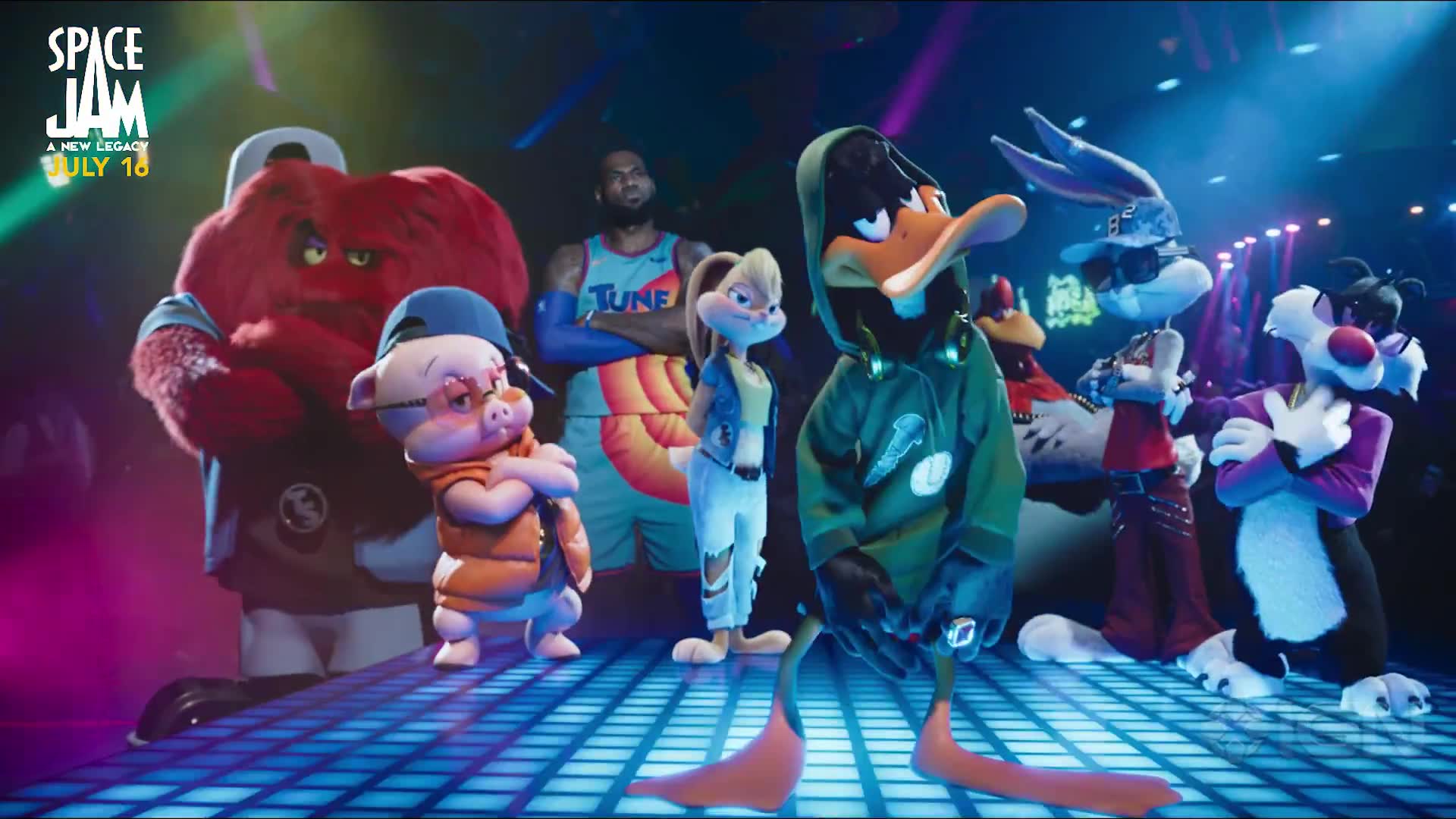 Porky Pig goes full Notorious P.I.G. in this clip from Space Jam 