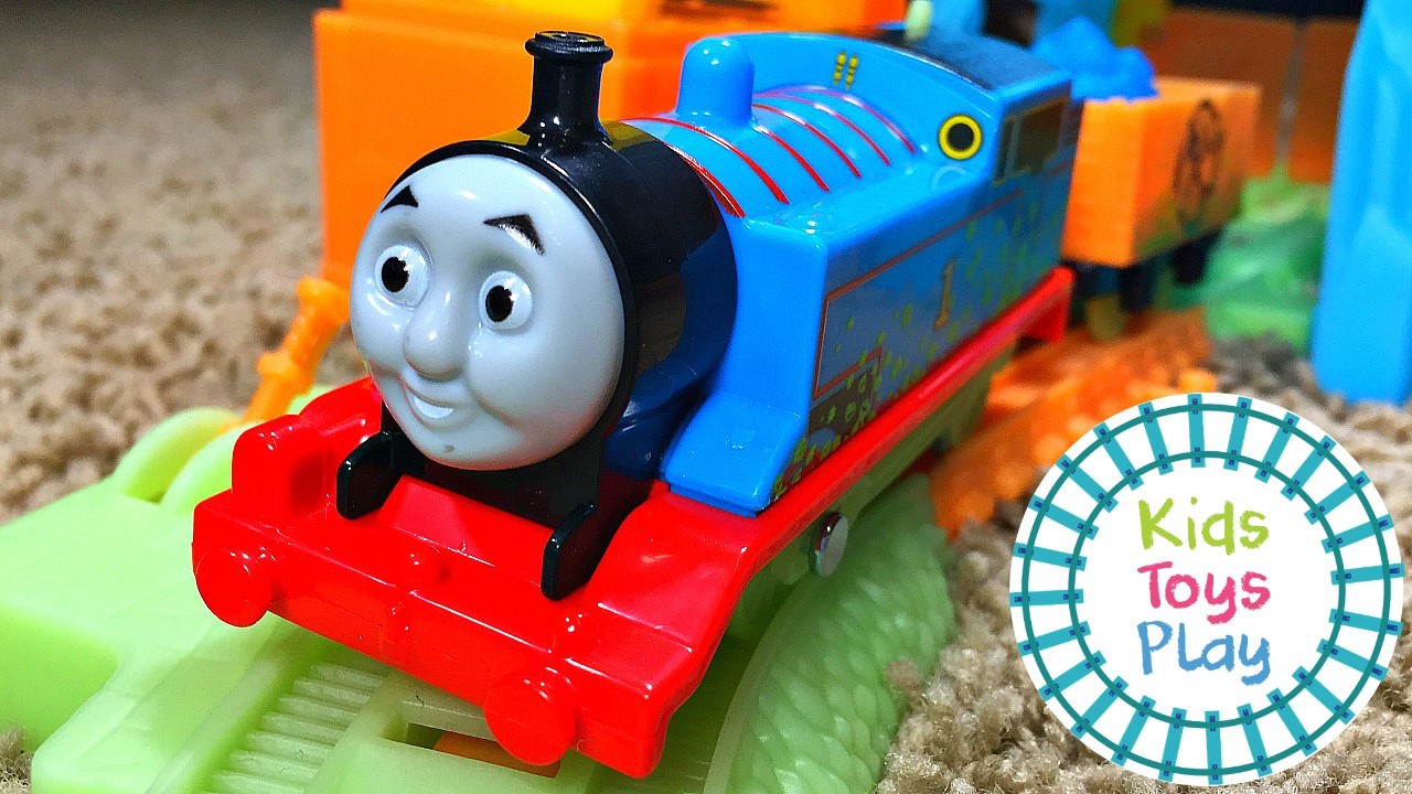 Thomas and Friends Trackmaster Glowing Mine Set Unboxing | Accidents ...
