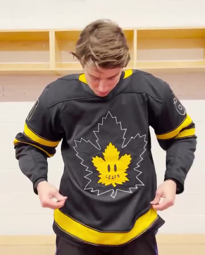 The Maple Leafs x Drew House flipside jersey is something else