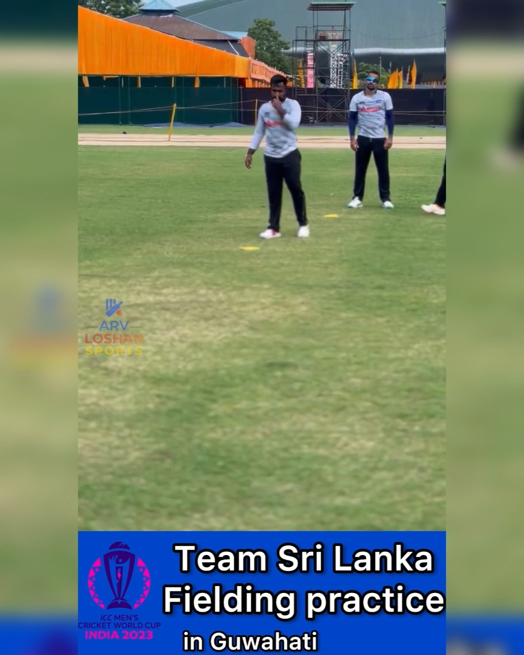 Team #SriLanka fielding practices in Guwahati with fielding coach Anton ...