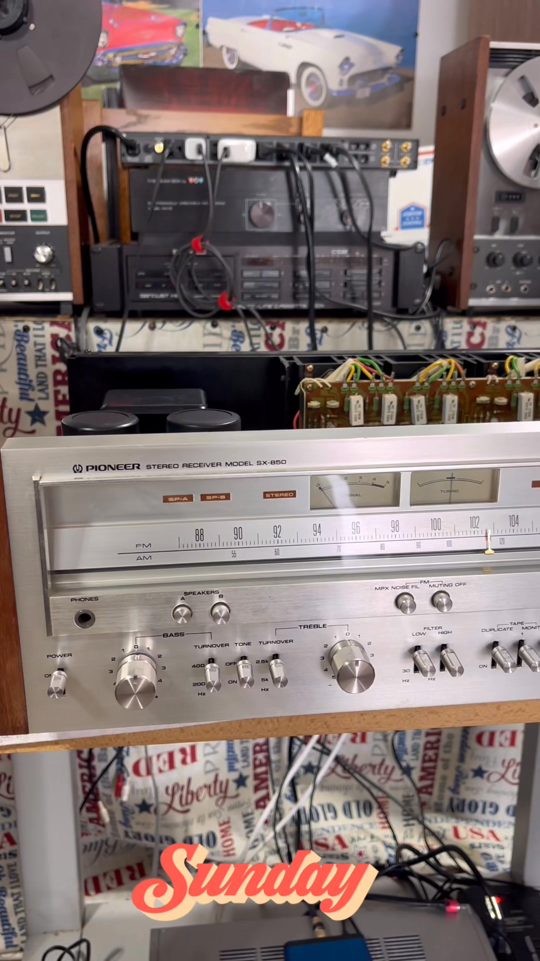 Working on another Vintage Stereo. This one is a REALISTIC STA-150