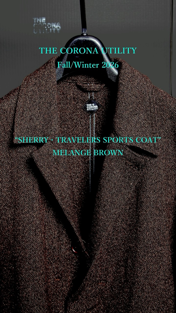 SHERRY•TRAVELERS SPORT COAT F/W2026 Coming soon