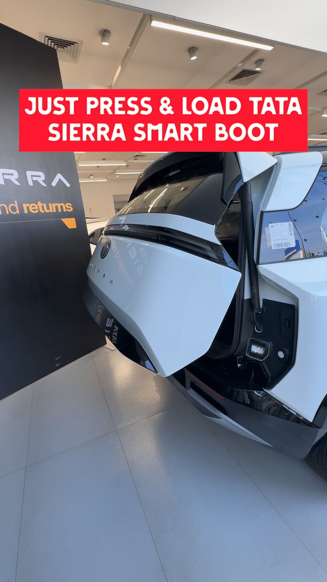 Tata sierra boot open button #tata #Sierra #tatasierra2026 #automotive ...