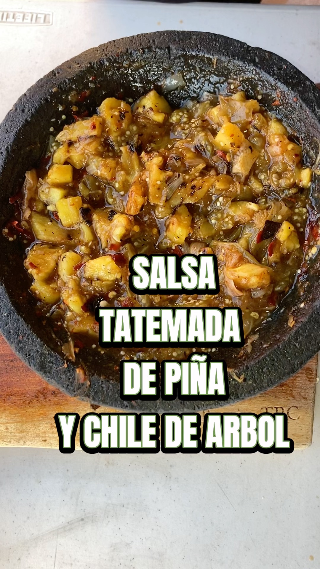 SALSA TATEMADA DE PIÑA Y CHILE DE ARBOL | SALSA TATEMADA DE PIÑA Y ...