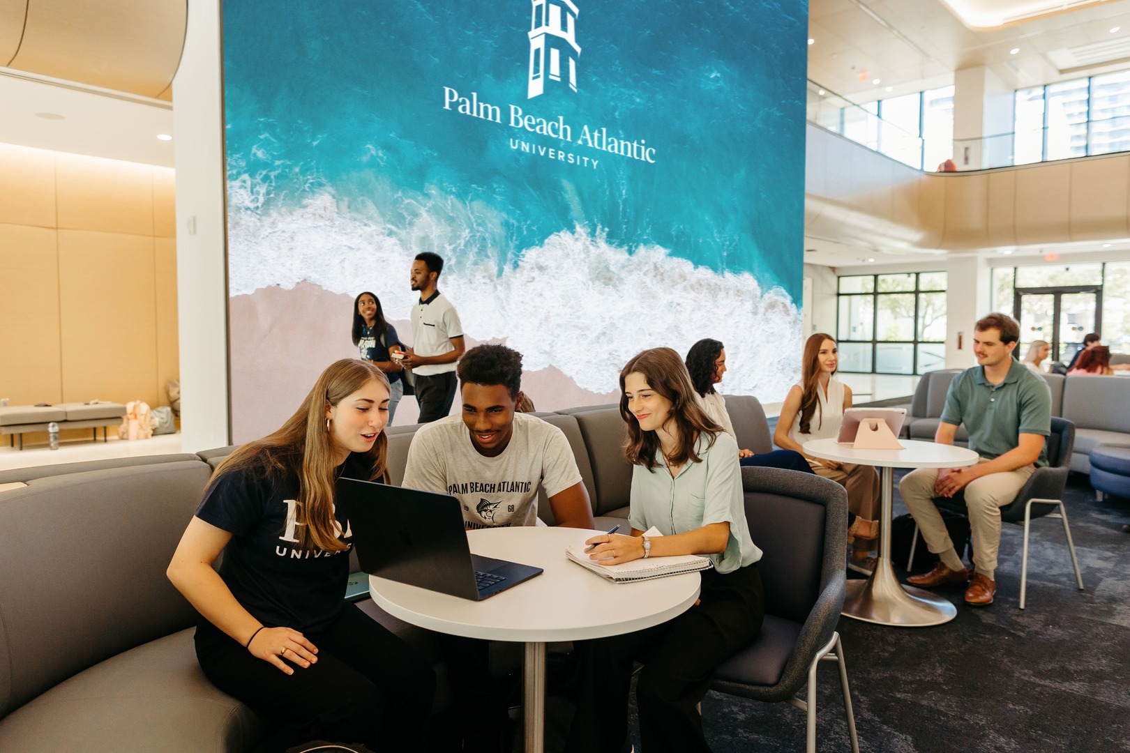 school spirit: Sailfish style 🩵🤍 happy college colors day! | Palm Beach Atlantic University - PBA
