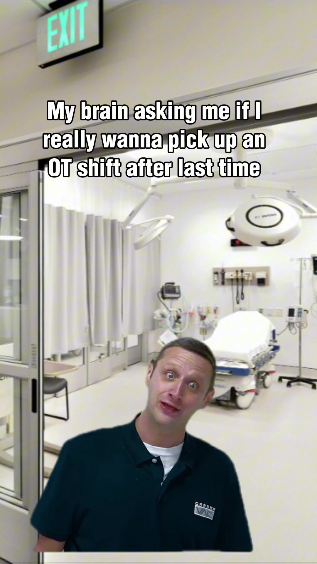 I almost needed to be admitted 😭 #registerednurse #nursehumor # ...