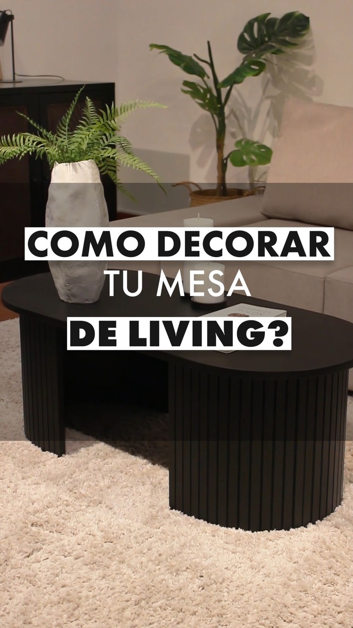Te mostramos dos formas de decorar tu mesa de living 🔺 Composición ...