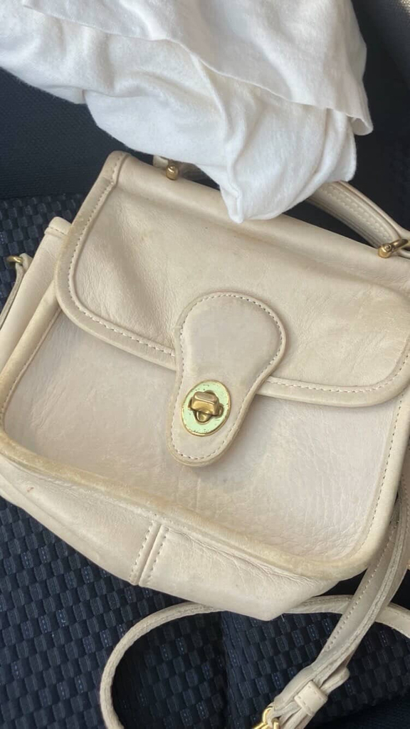 Rare vintage Coach Winnie bag restoration project