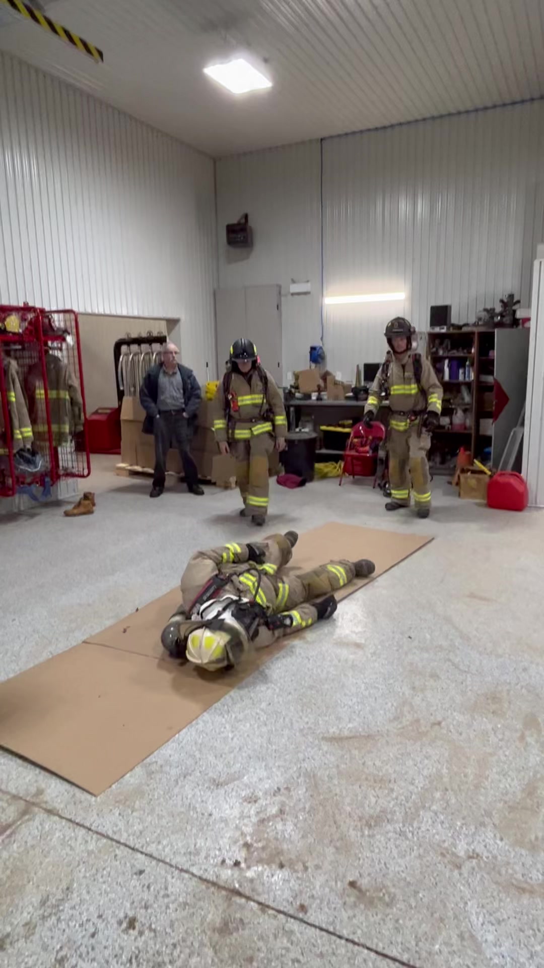 🚨LRFD members recently completed training on CPR practices for when a ...