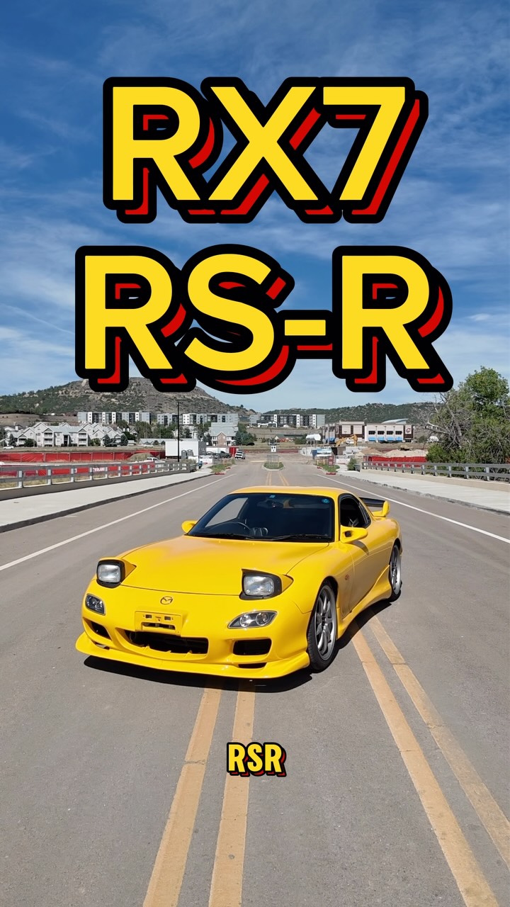 1998 Mazda RX-7 FD3S Type RS-R brochure