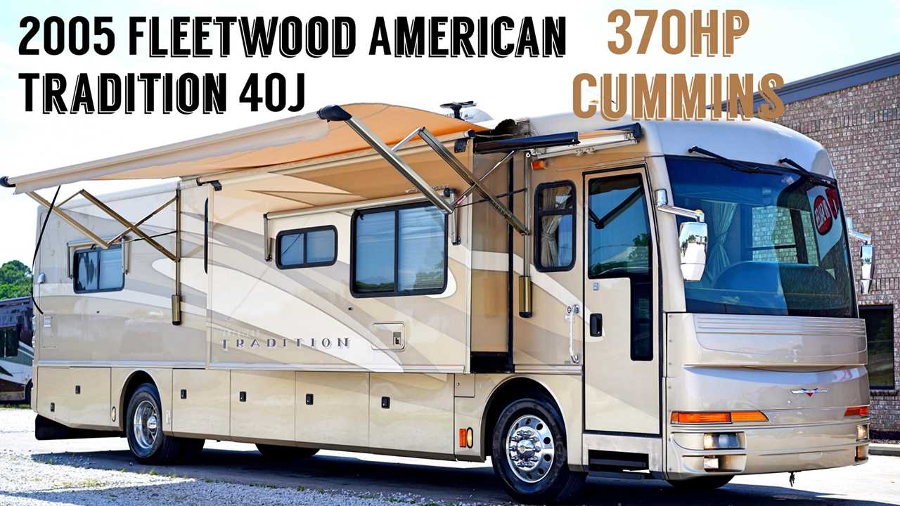 2005 Fleetwood American Tradition 40J - 70,000 miles - 40 feet - 3 ...