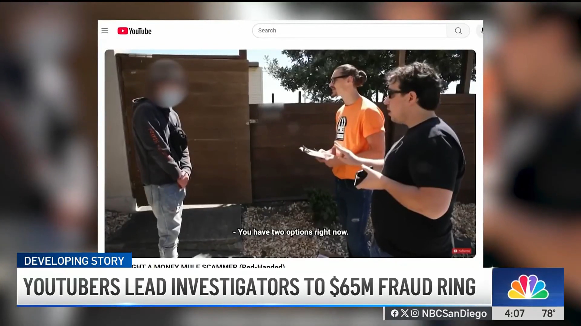 YouTubers Lead Investigators To 65M Fraud Ring Credit : NBC 7 San Diego ...