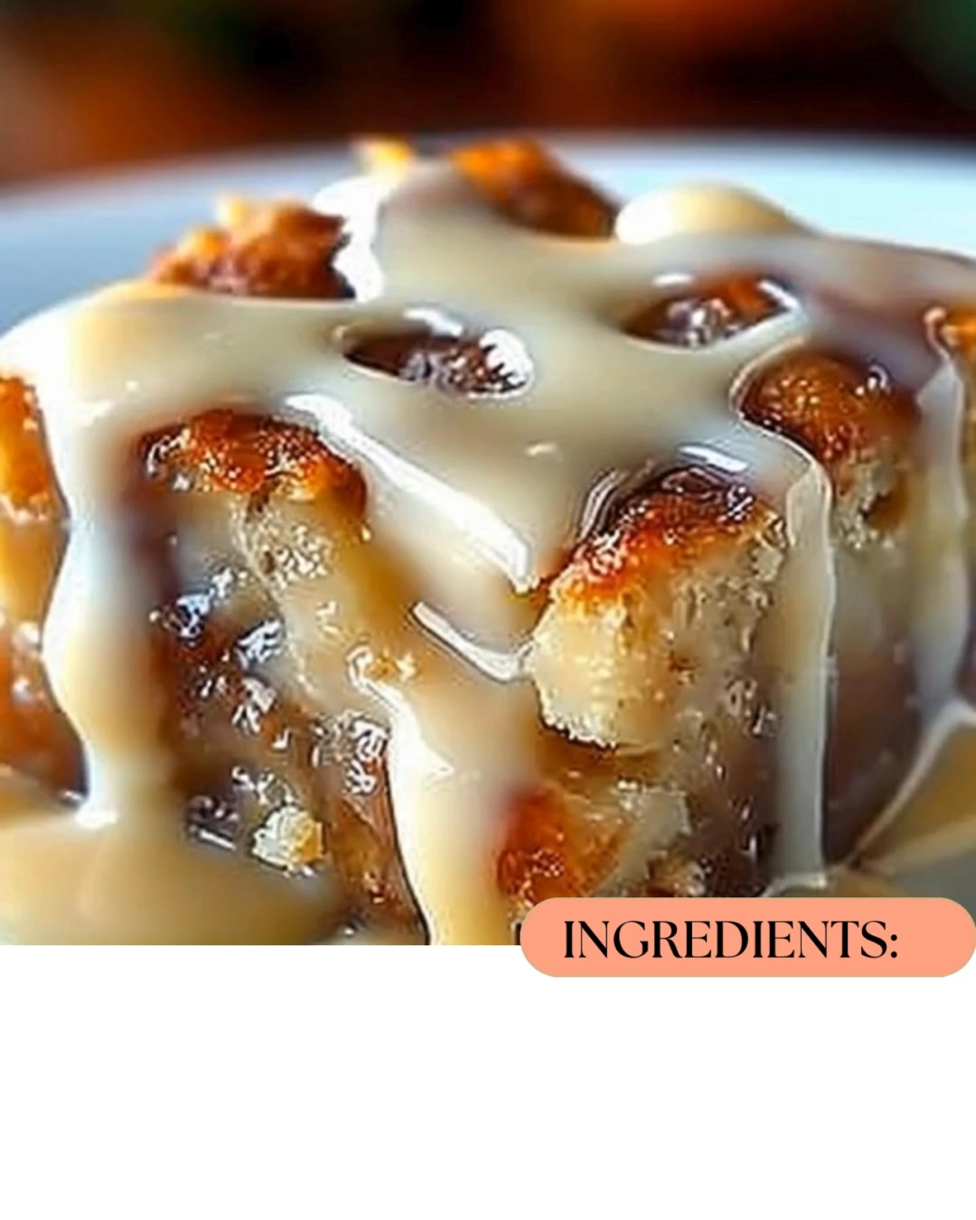 Grandma’s Old-Fashioned Bread Pudding Warm, cozy, and dripping with ...