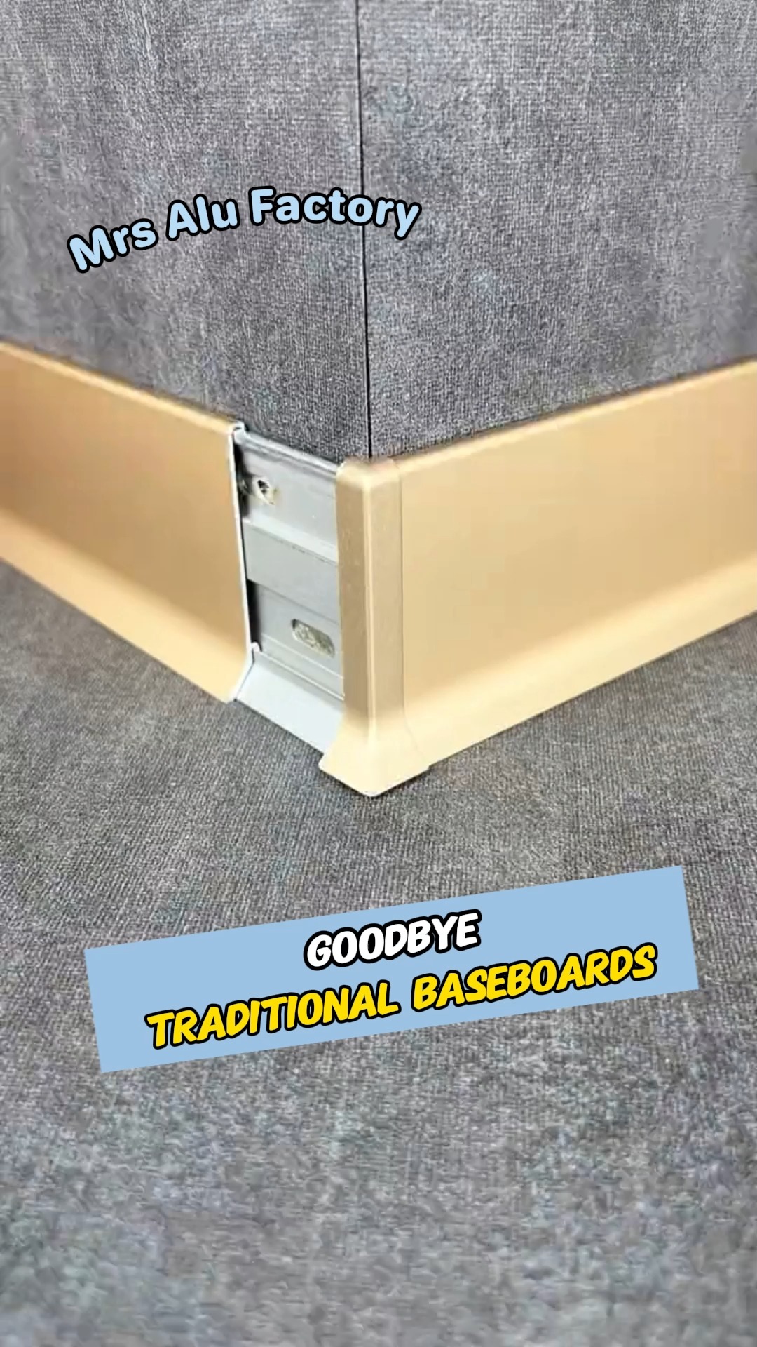 Goodbye traditonal baseboards #interior #construction #skirtingboards # ...