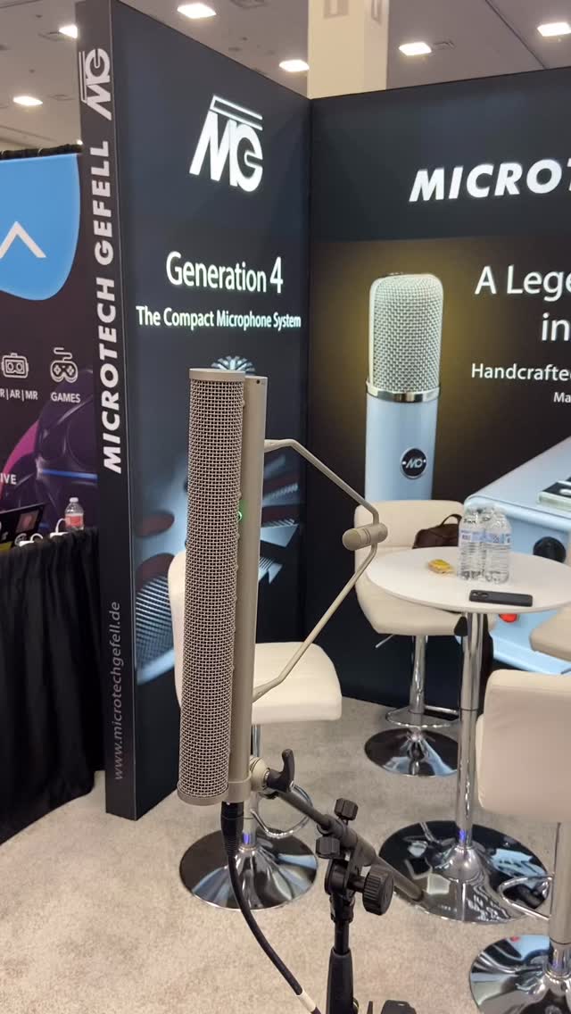 A Line Array Mic? 😳 @microtechgefell The NAMM Show 2026 #recording # ...