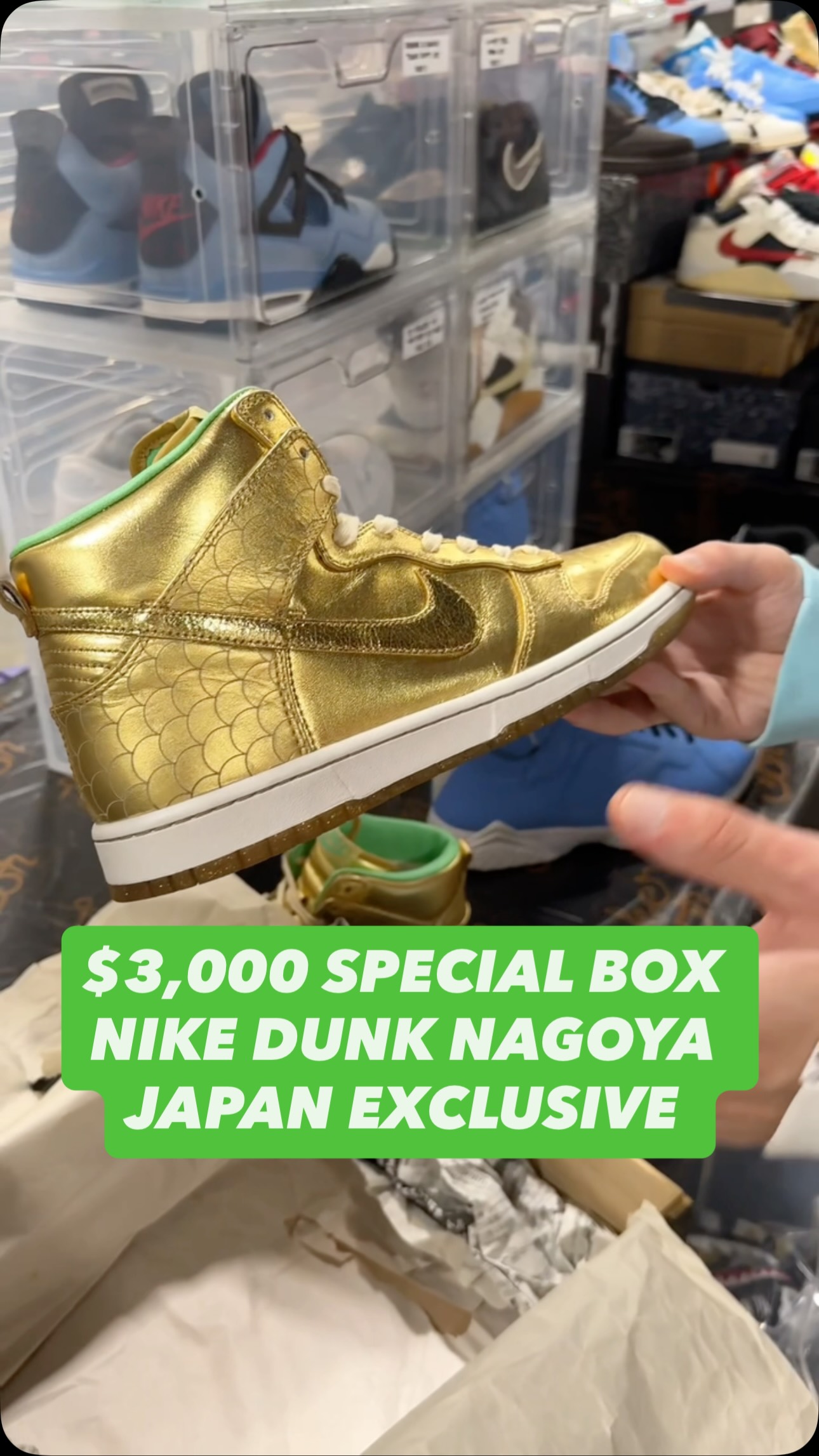 $3,000 special box Nagoya Japan Nike dunk high 💰 | Sneaker Con