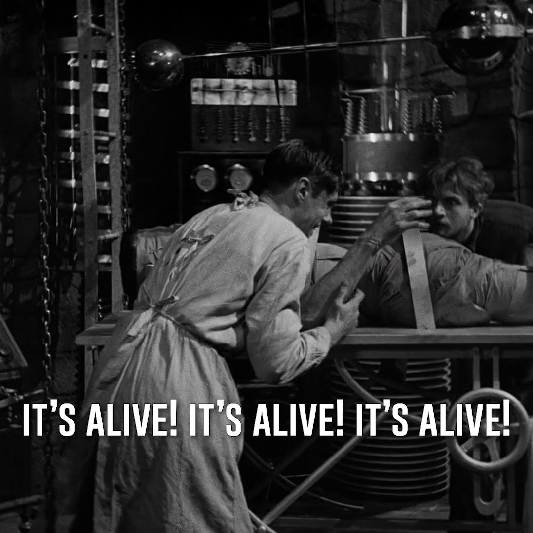 Dr. Henry Frankenstein (changed from Victor) became a famous cinematic ...