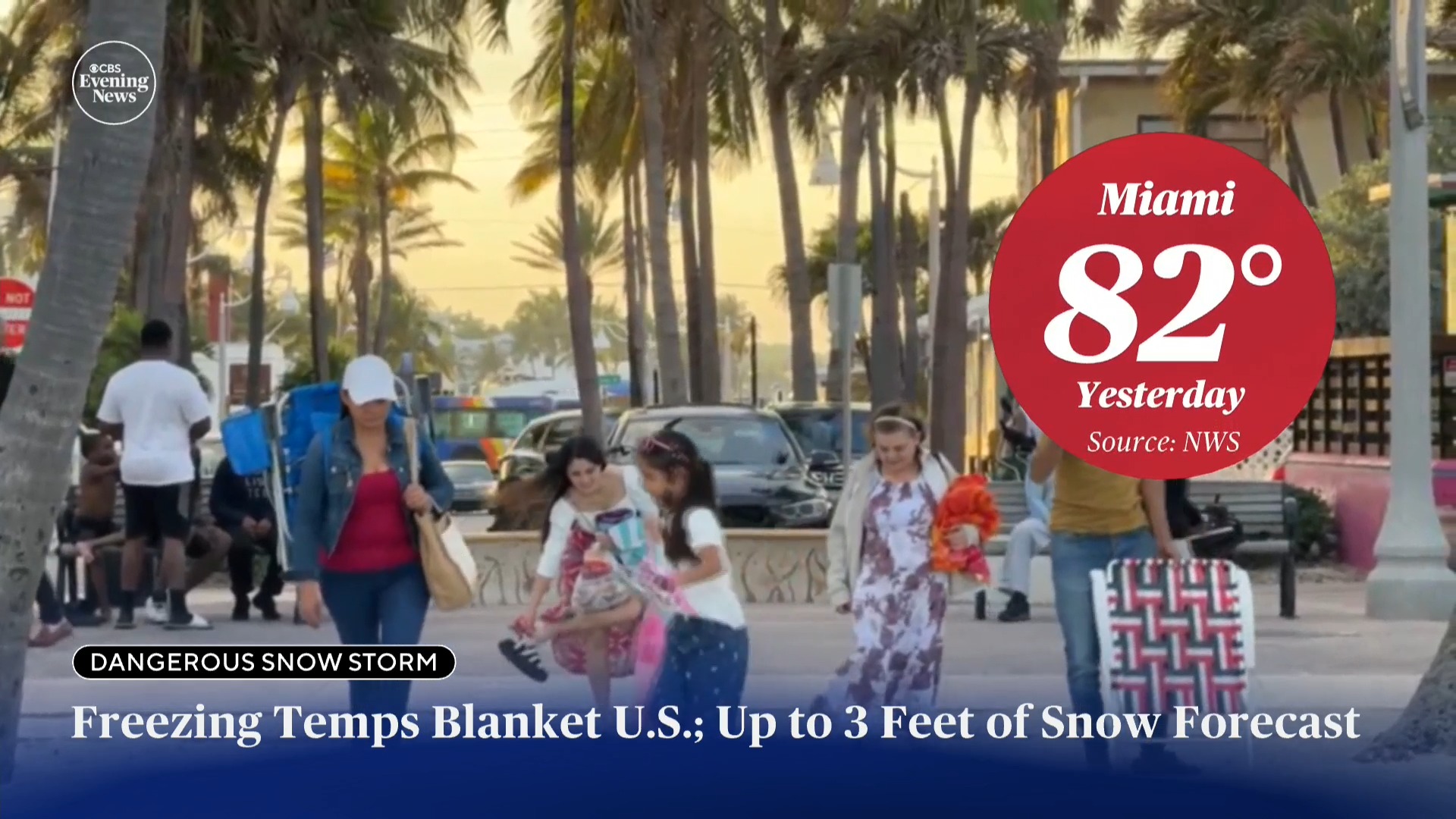 Arctic air is pushing in behind winter storms that battered much of the ...