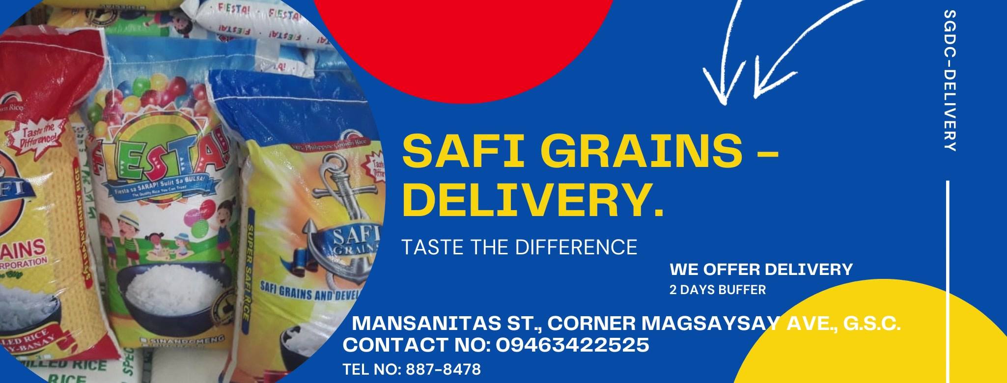 SAFI Grains - Rice Delivery | General Santos City