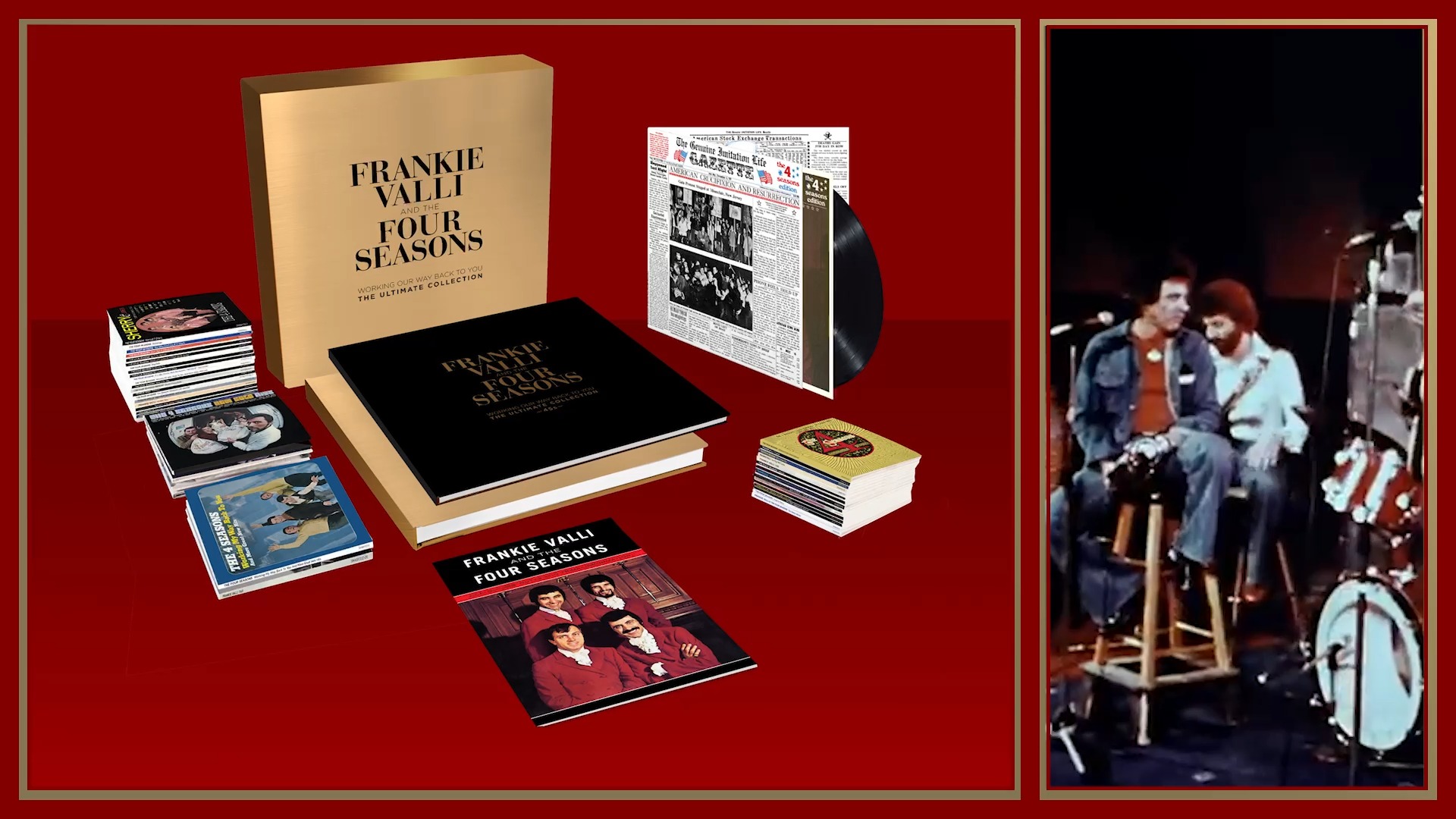 Frankie Valli And The Four Seasons “Working Our Way Back To You 