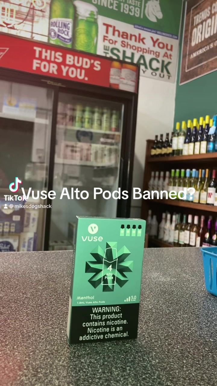 will vuse alto be banned they ban pods or will this another Juul? Ran them while you can! | The Shack Choose Flavor:Blackberry Blueberry vape shop Surrey Battling unregulated vapes, Big
