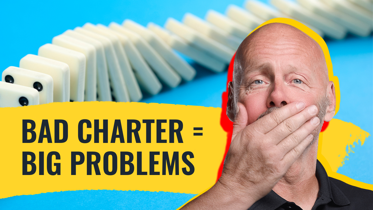 Strong charters = smoother projects. Weak charters = weekend work ...