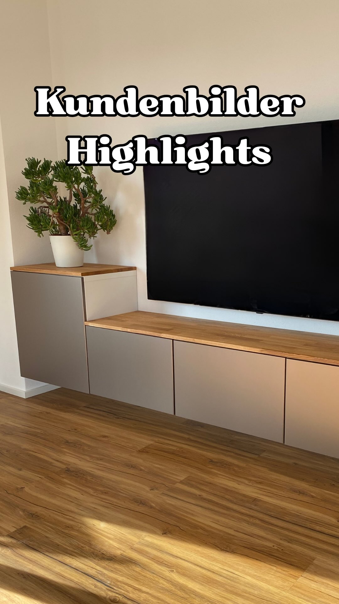 IKEA Besta als TV-Lösung – durchdacht, ruhig & wohnlich ✨, Dieses Wohnzimmer zeigt, wie vielseitig sich IKEA Besta im Wohnzimmer einsetzen lässt. Die Kombination aus niedrigen und hohen IKEA Besta
