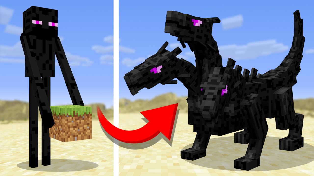 I remade every mob into Rainbow Friends in Minecraft | I remade every ...