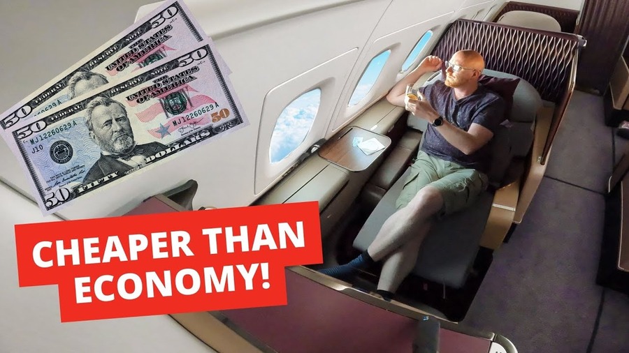 How I Flew Qatar Airways A380 FIRST CLASS Cheaper Than Economy | Noel ...