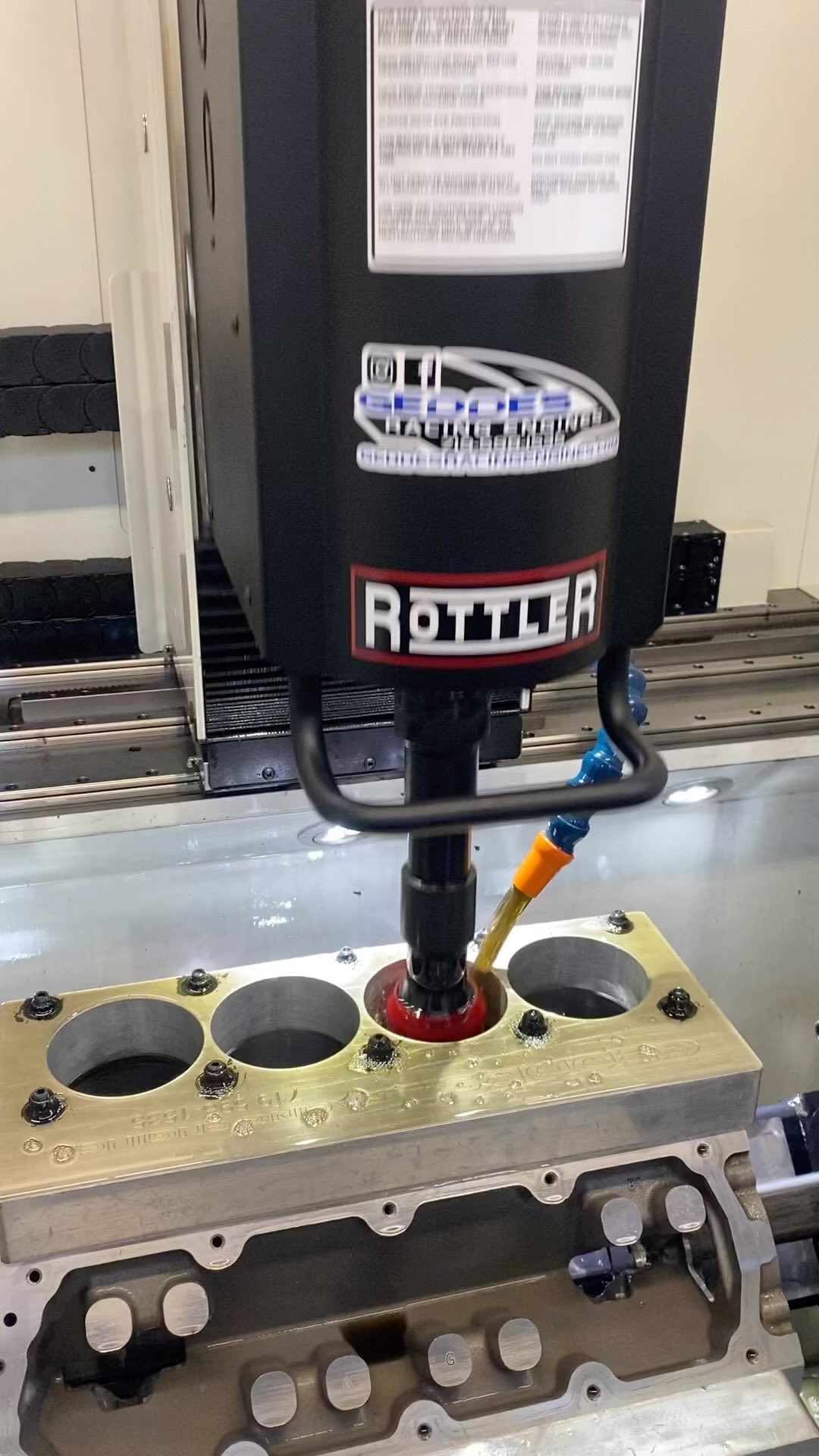 Align boring this #SBC block today! This block was missing a few caps ...