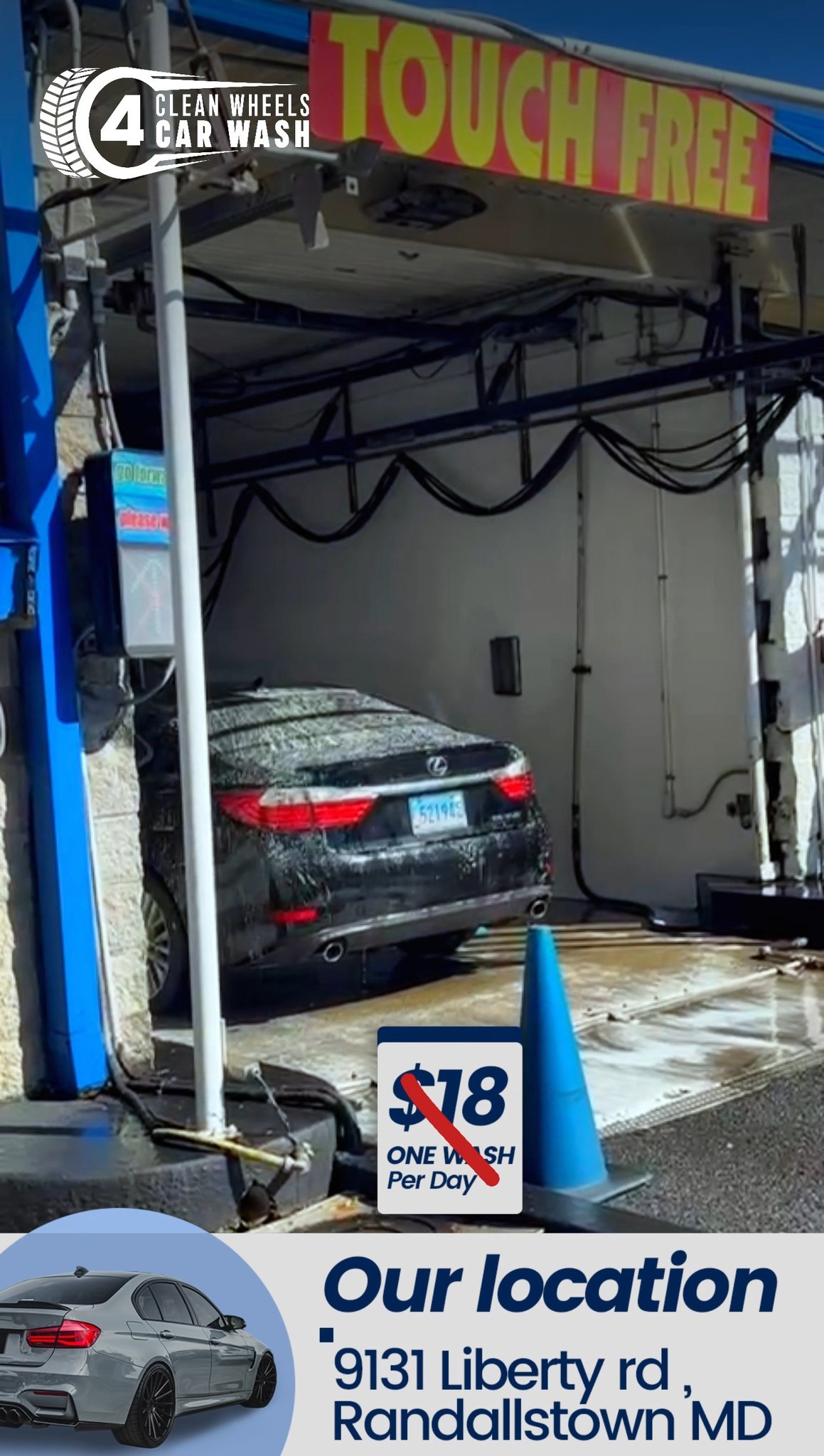 4 Clean Wheels Car wash Liberty | Randallstown MD