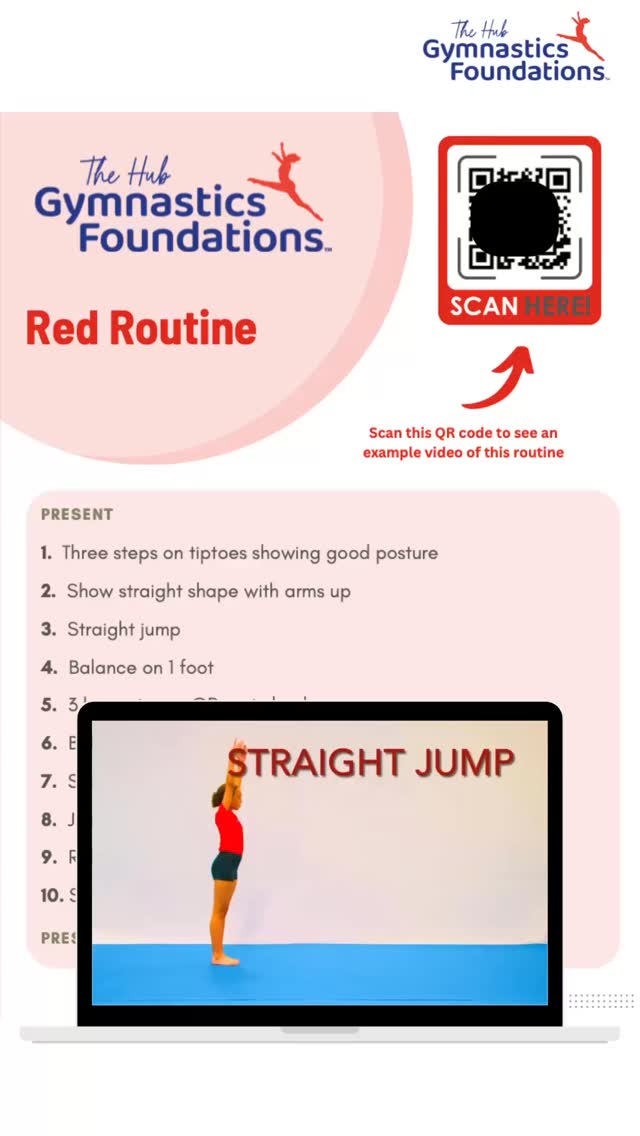 Our competition floor routines come with QR code access to ...