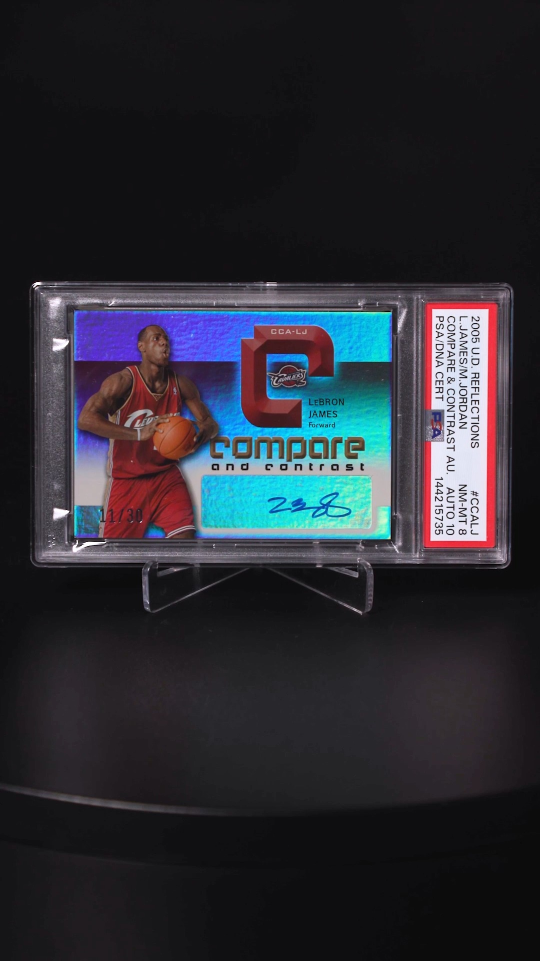 The debate, signed in blue ink. 🐐🏀 2005-06 Upper Deck