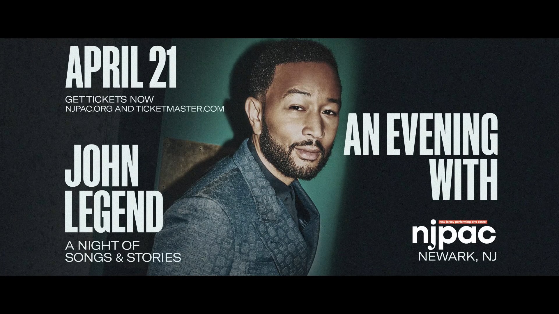 4/21, spend the evening with @johnlegend as he takes the stage at