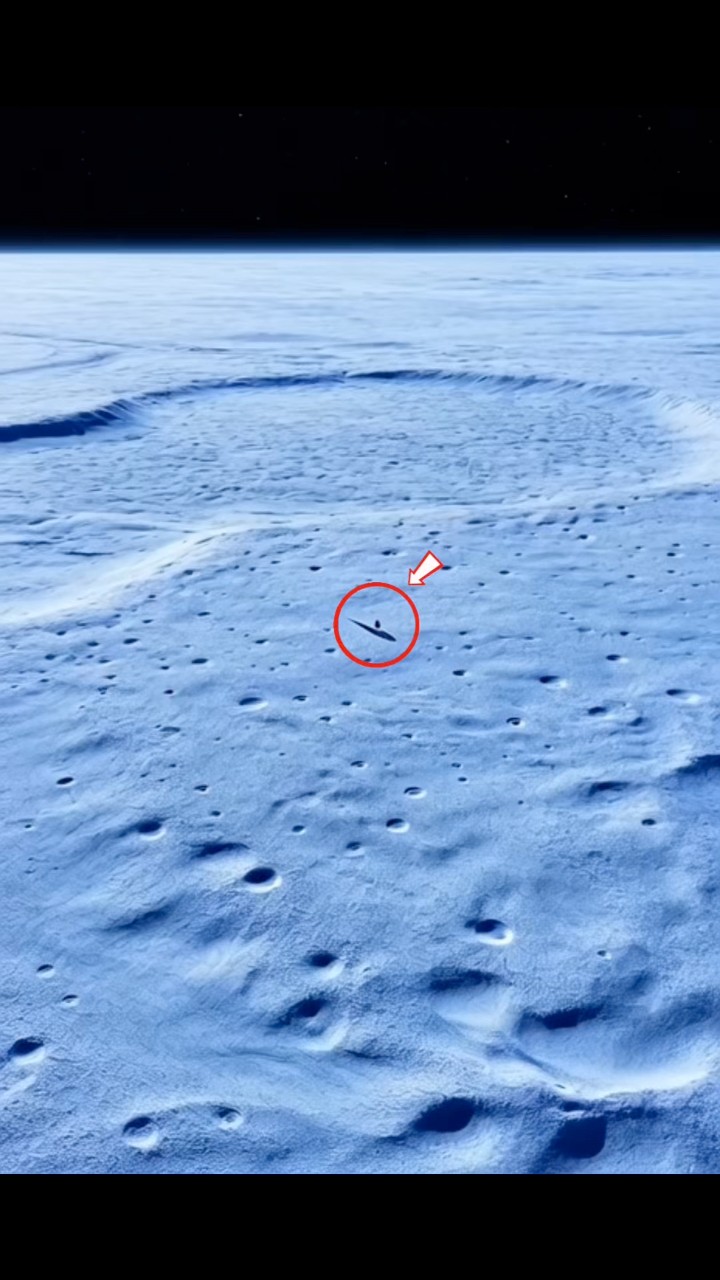 A mysterious object was captured near the Moon surface during ...