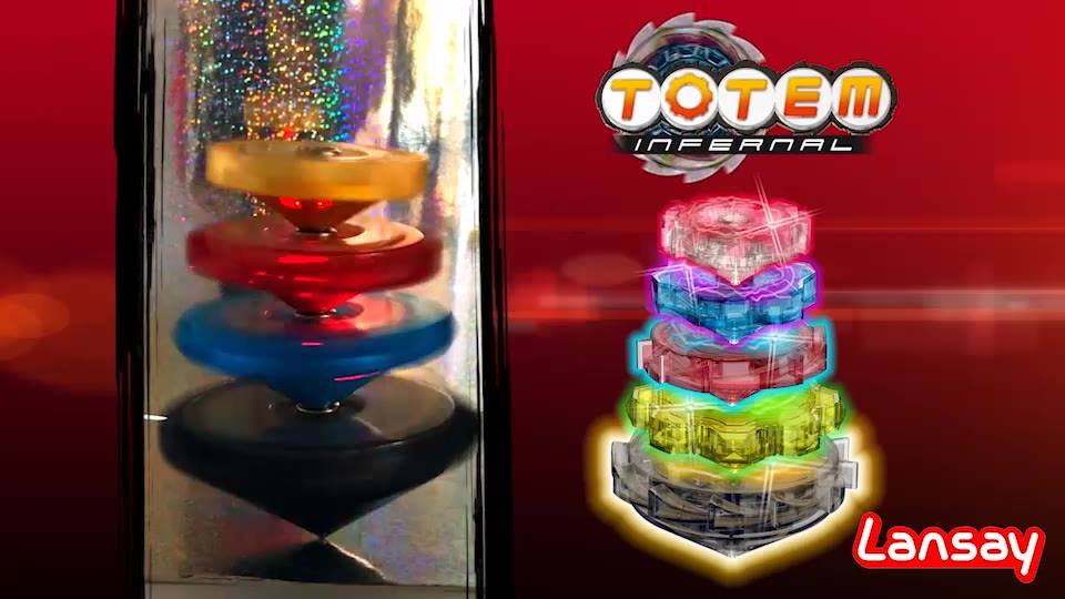 Lansay totem infernal 2 toupie et lanceur | Rakuten