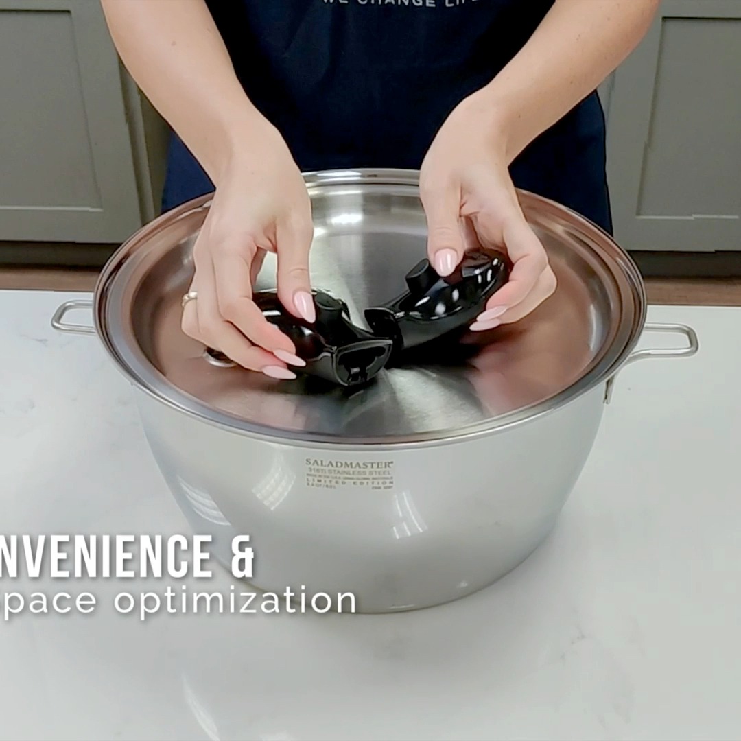 Introducing Saladmaster's 4 Qt Mezzo Roaster for easy one-pot meals