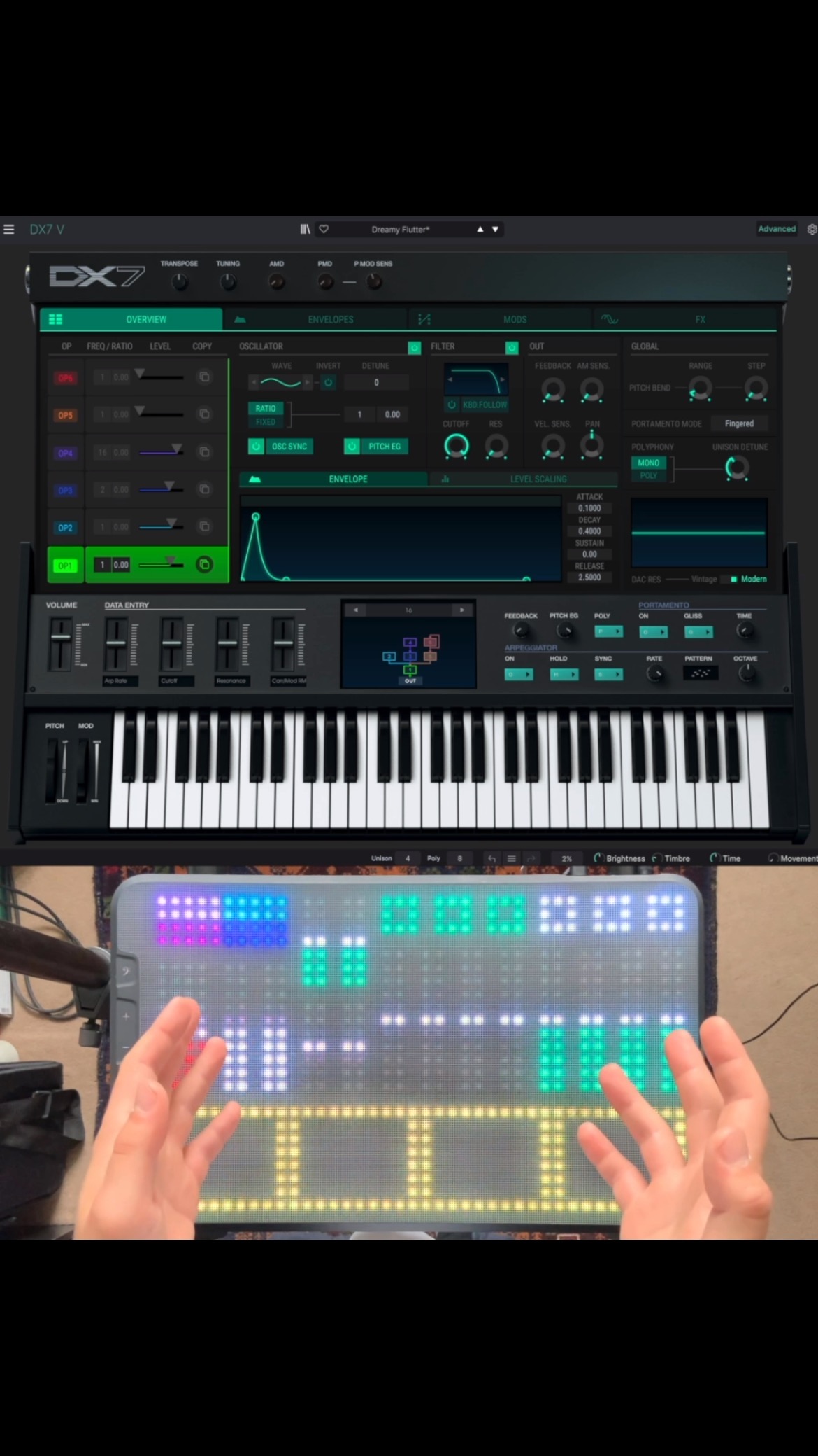 Yamaha dx7 synthesizer transfer presets