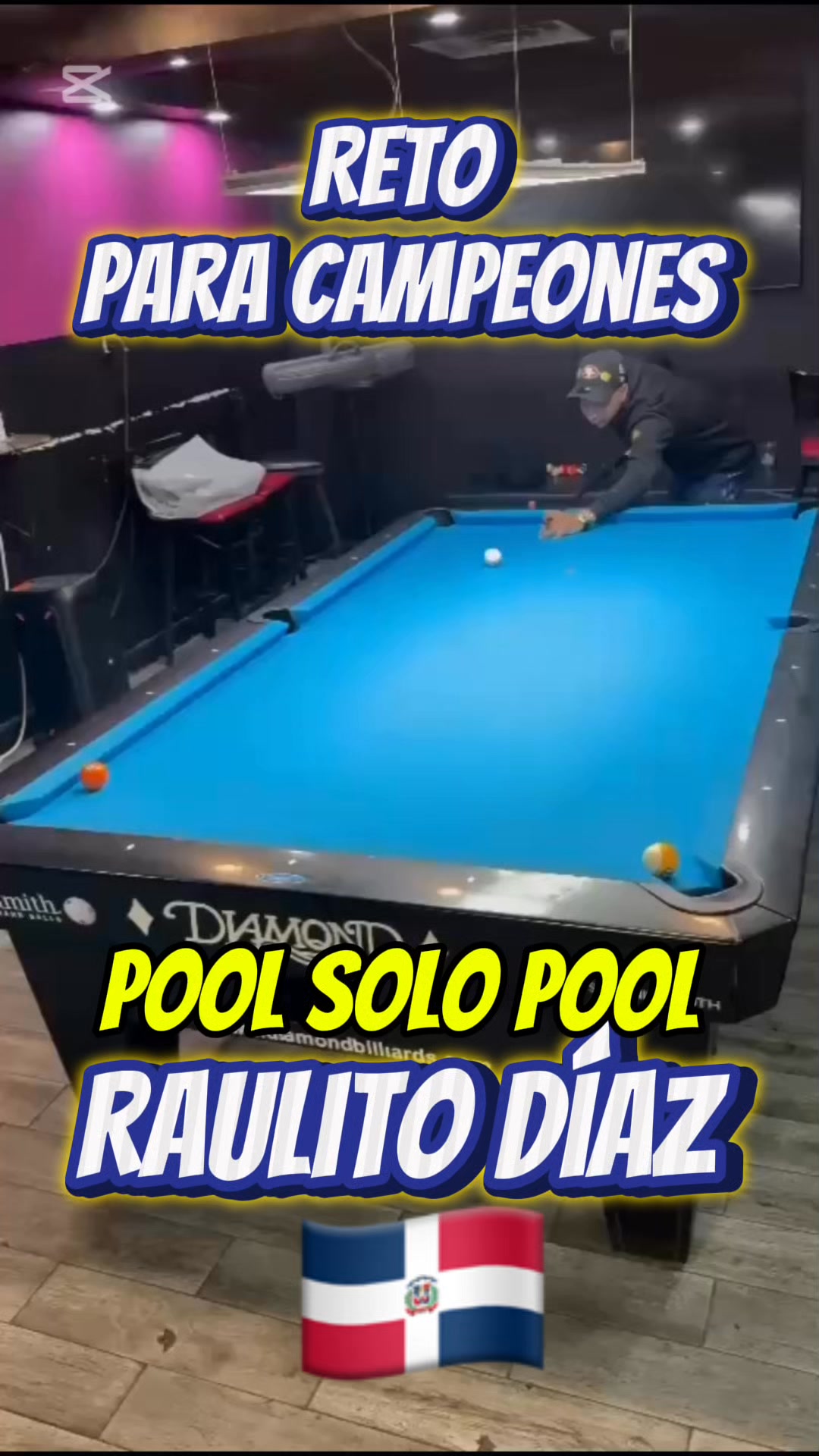 RAULITO DÍAZ 🇩🇴🎱💰BUENA JUGADA💪🏼EL RETO SIGUE | Pool solo pool | Facebook