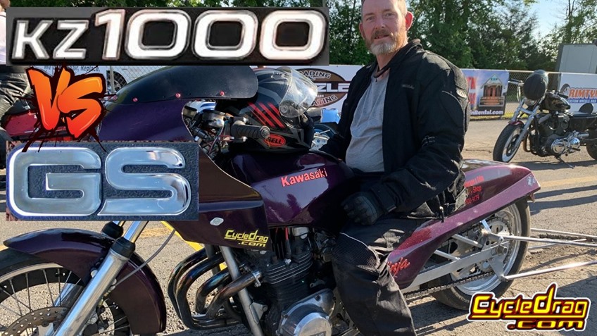 Settle in for this entertaining motorcycle drag racing showdown as