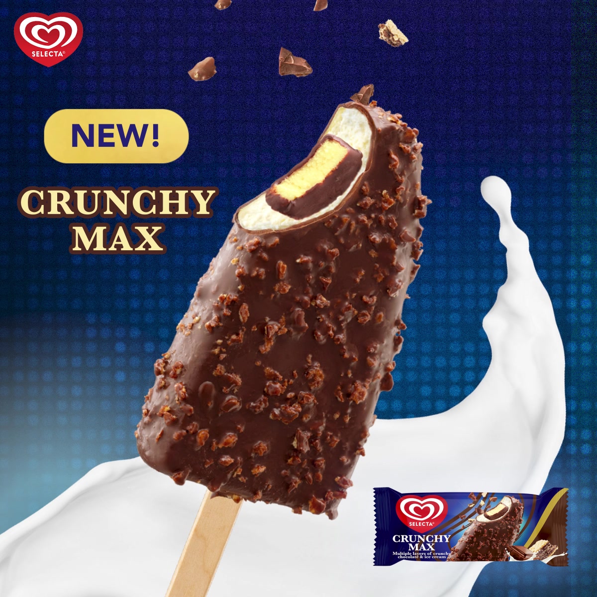 Ready for your next treat? Dig in to the NEW Selecta Crunchy Max! Enjoy ...